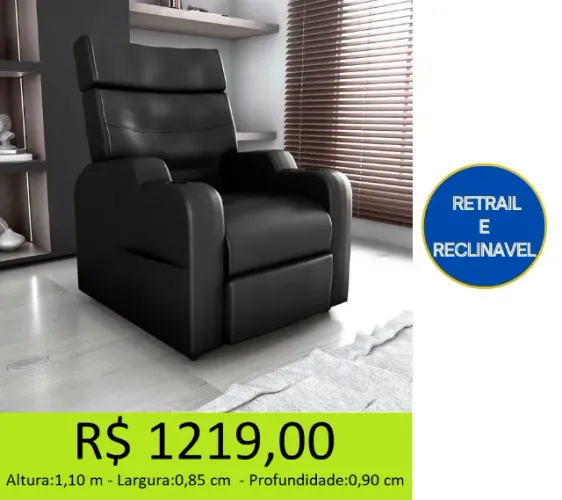 Poltrona do papai super confortável - a pronta entrega