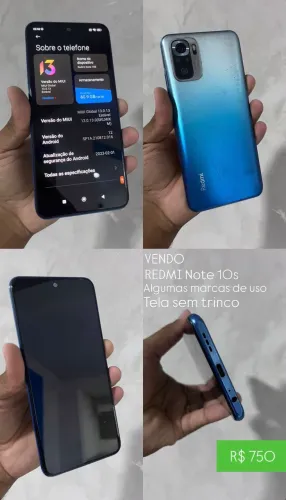 Celular Redmi Note 10s 128gb