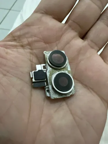 Par de lentes da câmera do iphone 11 originais