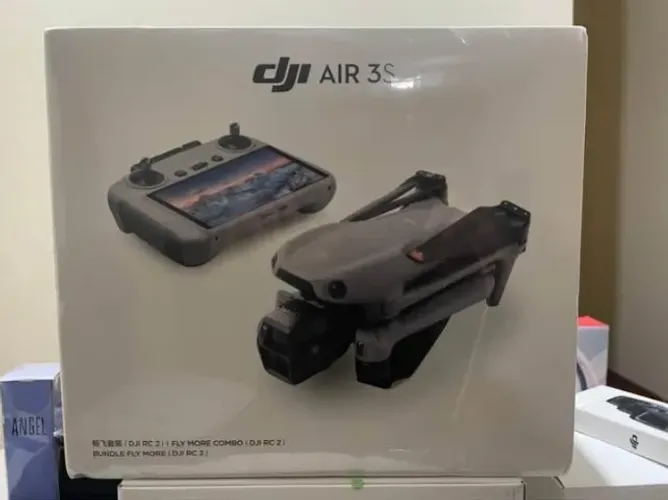 Drone Dji Air 3s combo rc2 cinza