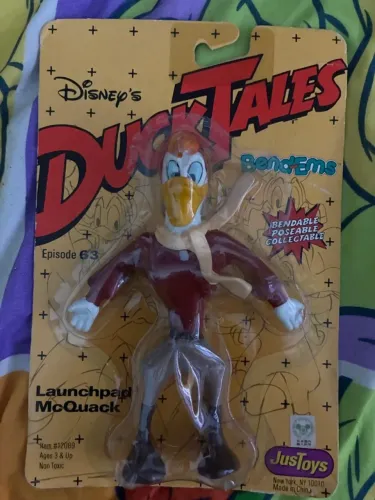 Boneco do Capitão Bóing - duck tales, 1980, lacrado, original.