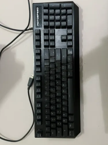 Teclado Mecanico Motospeed CK95 Preto Switch Red Led Azul