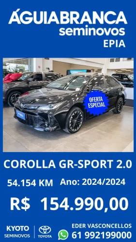Toyota Corolla GR-Sport 2.0 Flex 16V AUT 2024