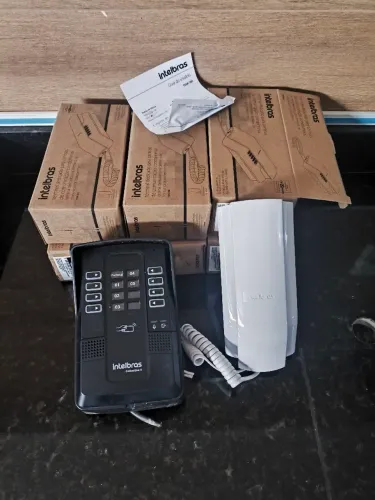 Kit porteiro Intelbras 08 pontos + 06 interfones TDMI 300