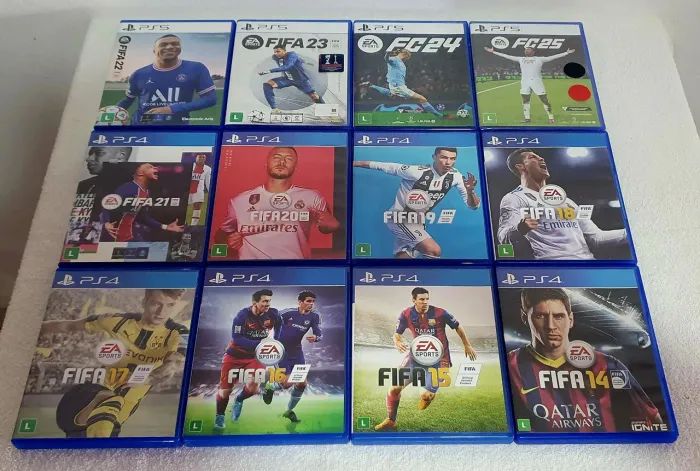 Coleção Completa FIFA do 14 ao 25 (versão nacional)
