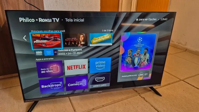 Tv smart 43 Philco Roku impecável