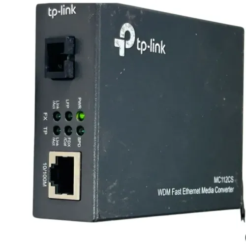 Conversor TP-Link MC112CS com fonte 
