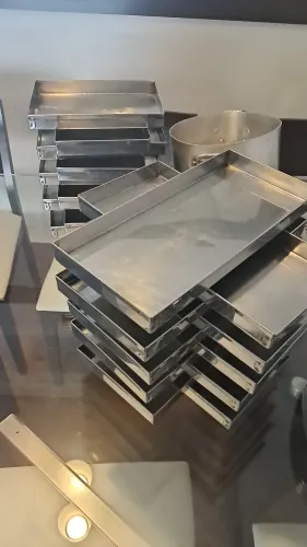 Travessas de aço inox para cozinha, bar, lanchonete, restaurante, cantina