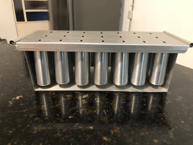 Forma De Alumínio Picolé Redondo 21 cavidades