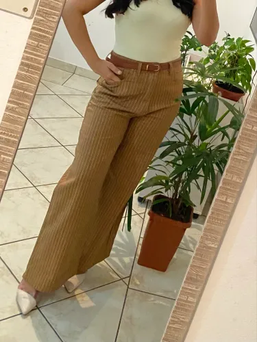 Calça listrada 