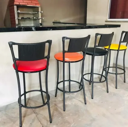 Banquetas de Junco Altas 