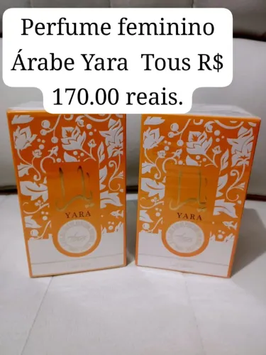 Perfume feminino Árabe Yara Tous 100ml