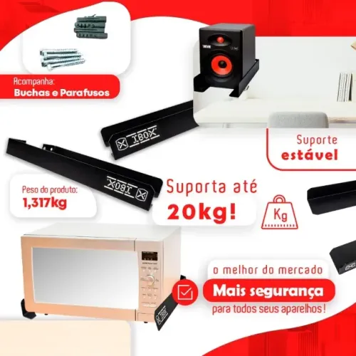 SUPORTE PARA FORNO, MICROONDAS, SOM, ETC