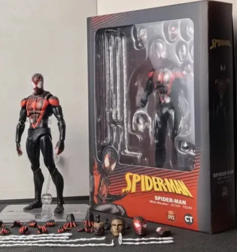 Spiderman Miles Morales - CT Toys Aberto e SEM DETALHES