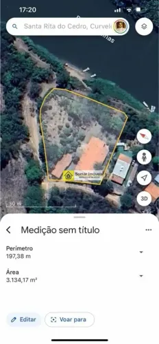 SÍTIO A VENDA EM SANTA RITO DO CEDRO EM CURVELO COM 3.134,17M²