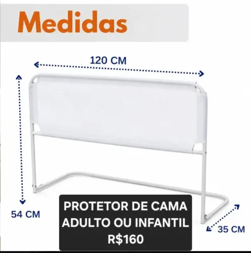 Proteção Protetor de Cama Adulto e Infantil