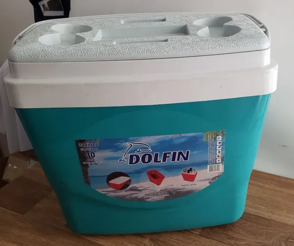 Caixa Térmica 24 Litros Dolfin Verde