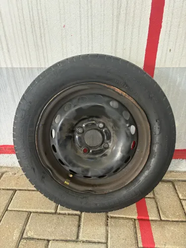 Roda original Ford Ka aro 14 4x108 + pneu Pirelli Cinturato P1 (furado) - para recuperação