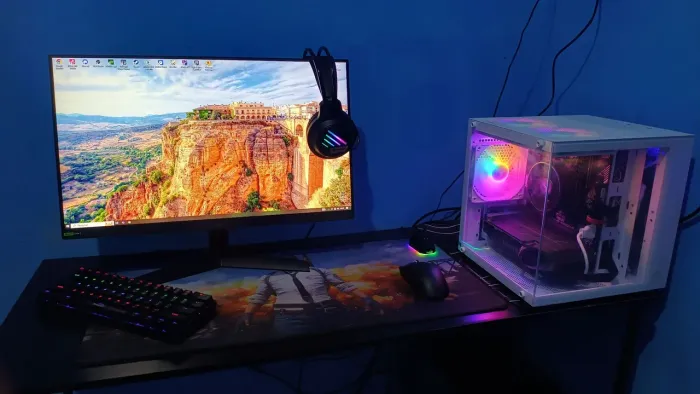 PC GAMER RYZEN COMPLETO + PERIFÉRICOS E MESA