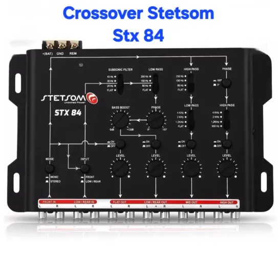 Crossover Stetsom stx 84 Excelente qualidade 