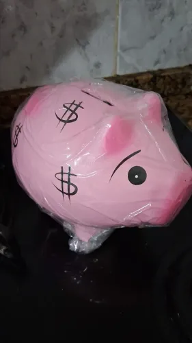 Cofrinho Médio Porquinho Rosa