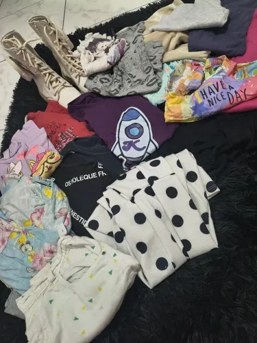 Lote de roupa menina Tam 12
