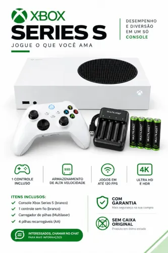 VENDO OU TROCO XBOX SERIES S