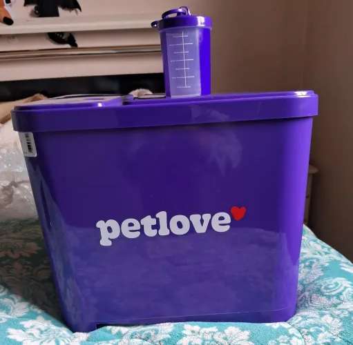 Kit porta mantimento até 15 kg e porta petiscos