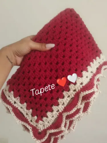 Tapete em crochê