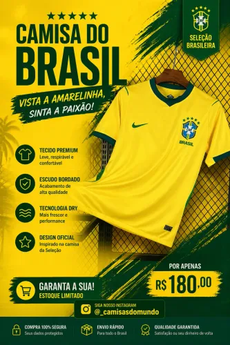 Camisa do Brasil eleições 2026