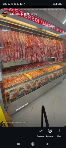 Balcão espositor açougue