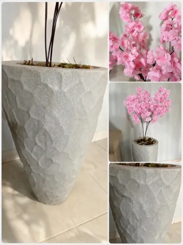 Vaso Grande Decorativo com Flores