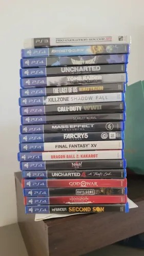 Ps4 18 jogos ps3 1 jogo de