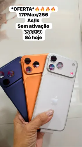 iPhone 17 pro Max novo 1 ano de garantia Apple somente venda