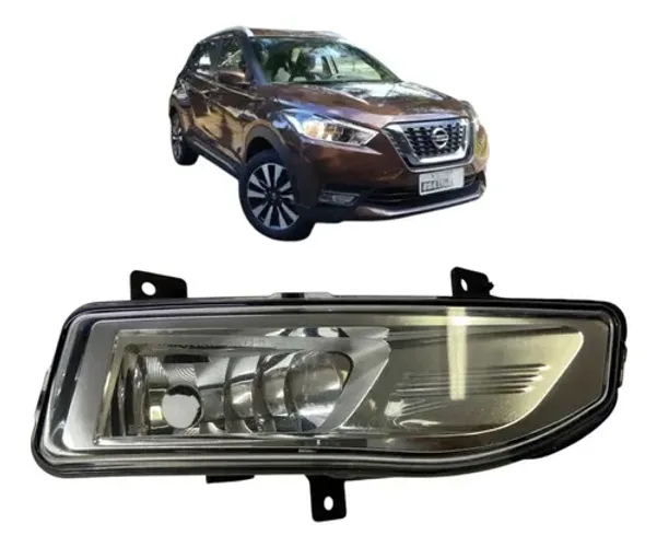 Farol De Milha Direito Nissan Kicks 2015 A 2019 Original Transparente
