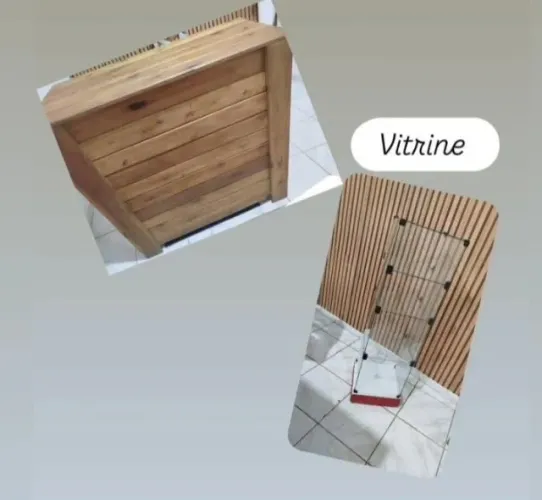 Balcão e vitrine