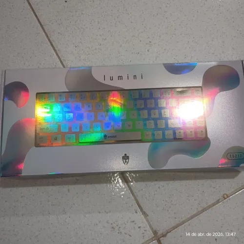 Teclado mecânico RGB Evolut Lumini EG217 