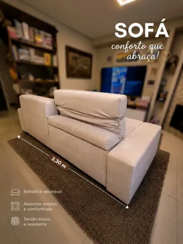 Sofa retrátil zigzag