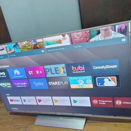 TV SONY SMART 4K 55 POLEGADAS tem uma microlistrinha