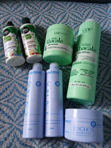 TODOS ESSES PRODUTOS CAPILARES POR 100 REAIS(LER DESCRIÇÃO)
