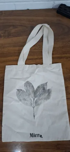 Ecobag de algodão cru