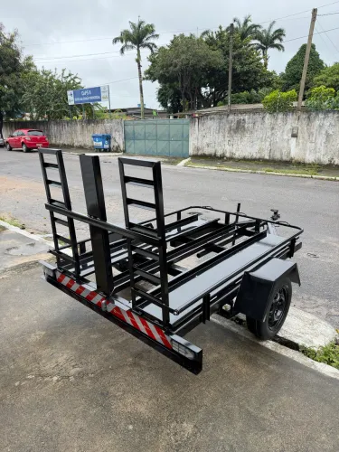 Reboque prancha dois em um 