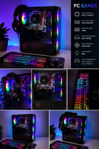     PC Gamer Barato - Roda Jogos e Trabalhos Pesados