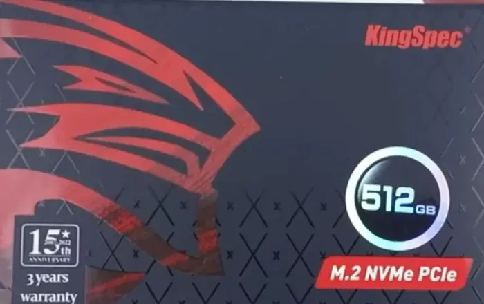 SSD M.2 NVMe PCi 3.0 de 512 GB