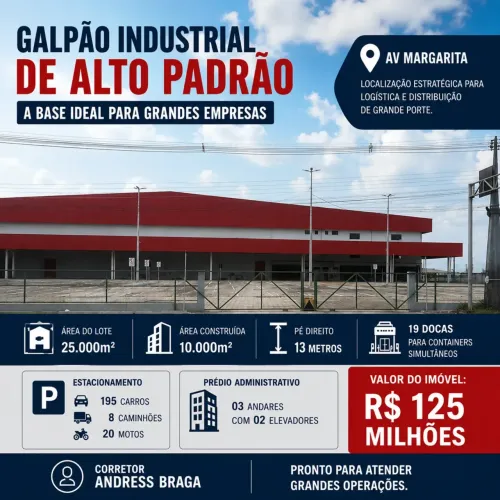 Imóvel para venda possui 10000 metros quadrados em Nova Cidade - Manaus - AM