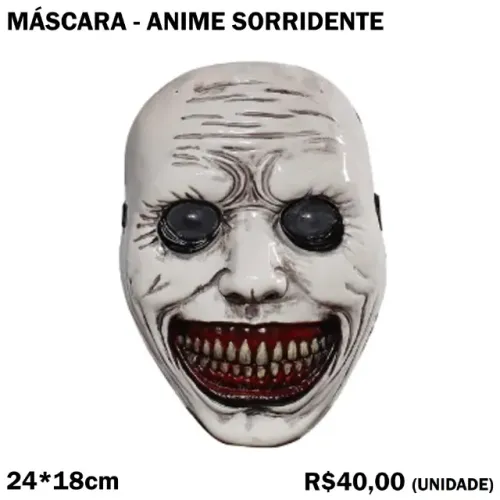 Máscara Anime Sorridente