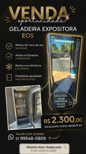 Vendo refrigerador expositor EOS