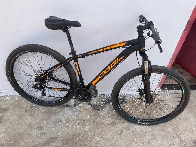 Bicicleta alumínio aro 29 com nota passo cartão 