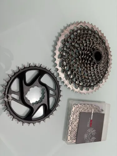 Cassete Sram X01/Corrente X01/Coroa GX
