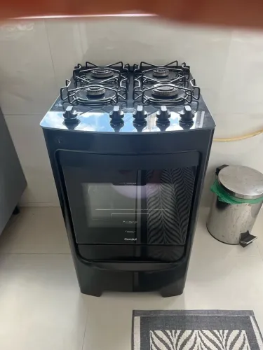 FOGÃO CONSUL 4 BOCAS MESA DE VIDRO ACENDIMENTO AUTOMÁTICO